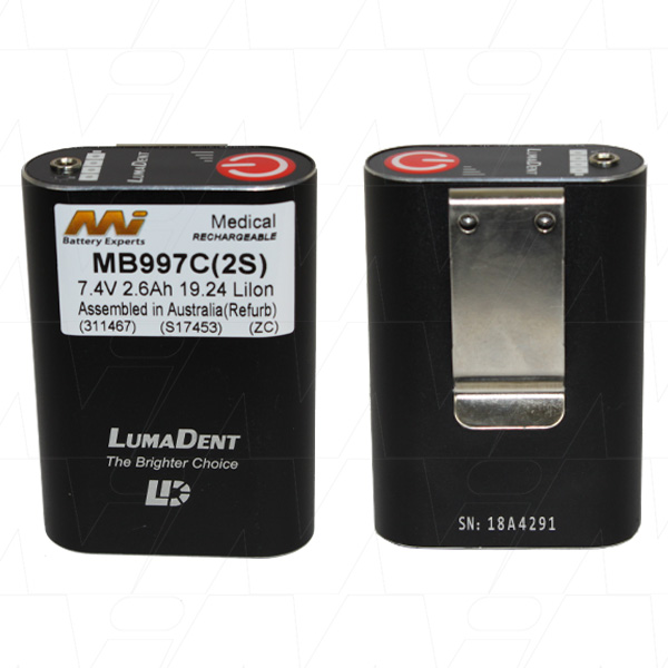 MI Battery Experts MB997C Medical Battery suitable for LumaDent